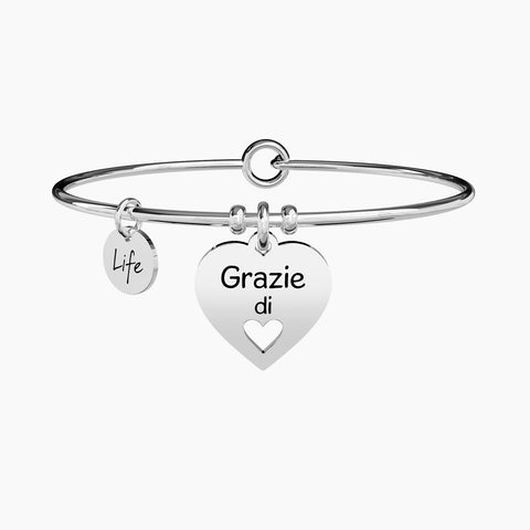 KIDULT BRACCIALE CUORE GRAZIE 731298