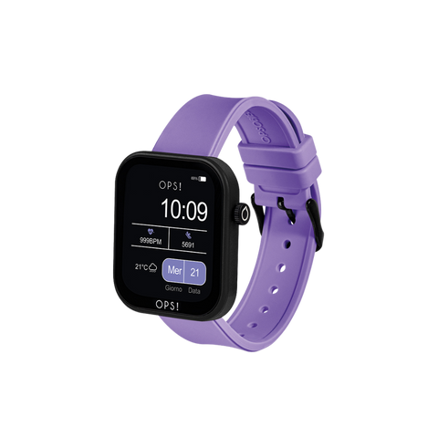 OPS SMART OROLOGIO SMARTWATCH CALL CON MAGLIA SILICONE LILLA OPSSW31
