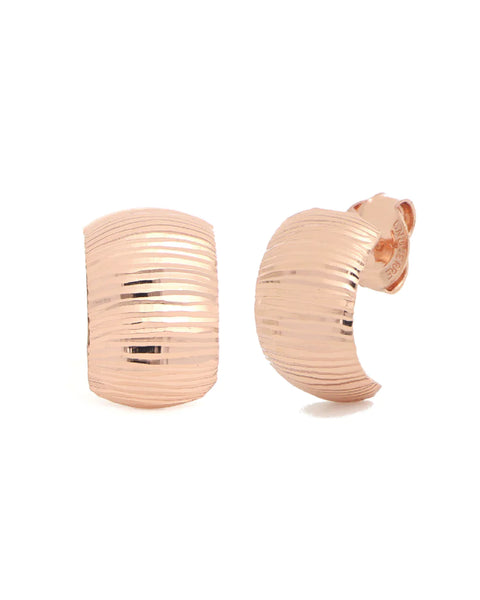 UNOAERRE ORECCHINI SEMI CERCHIO ROSE' 1921