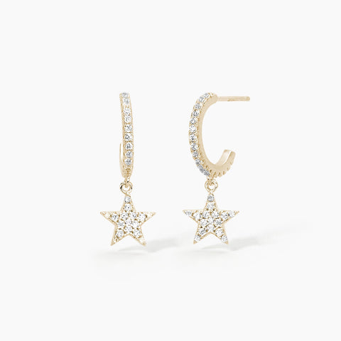 MABINA ORECCHINO ORO STELLA PENDENTE 563389