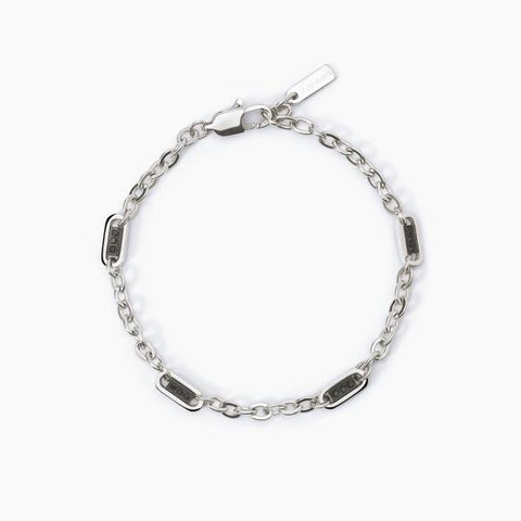 2JEWELS UOMO BRACCIALE ACCIAIO E PIETRE NERE 232354