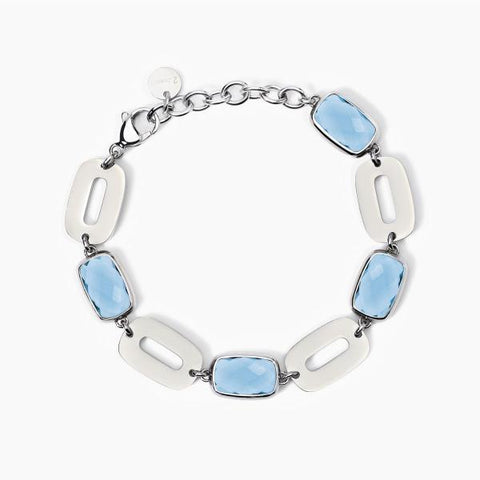 2JEWELS BRACCIALE FACCETTATO AZZURRO 232586