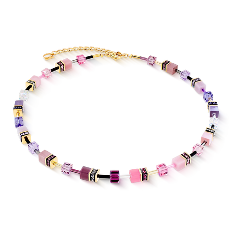 COEUR DE LION COLLANA ICONIC CUBE ROSA LILLA 2838101927
