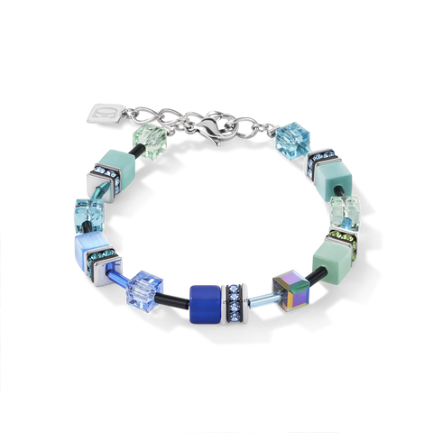 COEUR DE LION BRACCIALE GEOCUBE® BLU-VERDE 2838300705