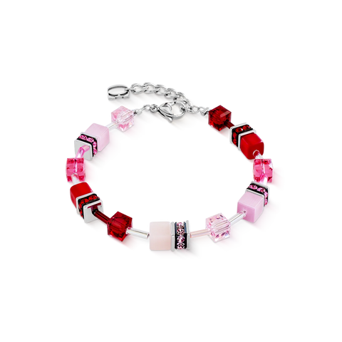 COEUR DE LION BRACCIALE ICONIC CUBE ROSSO ROSA 2838301903