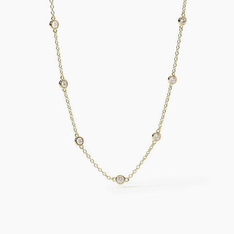 MABINA COLLANA PUNTI LUCE ORO 553456