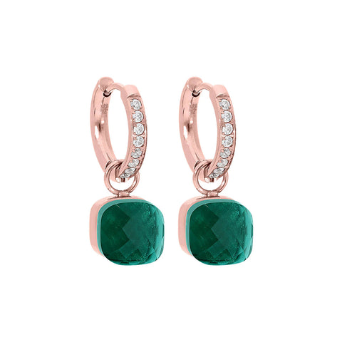 QUDO ORECCHINO FIRENZE DELUXE VERDE SMERALDO 107005204507