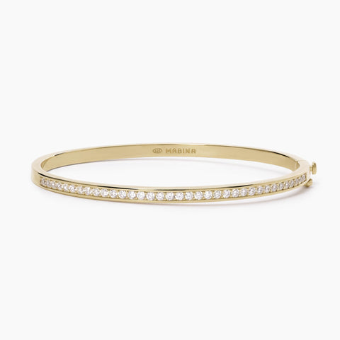 MABINA BRACCIALE RIGIDO TENNIS ORO 533643M