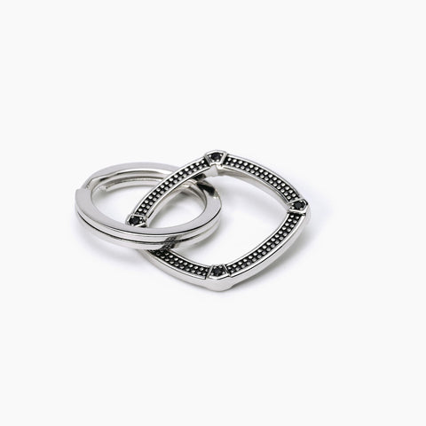 MABINA MAN SQUARE KEY RING 573007