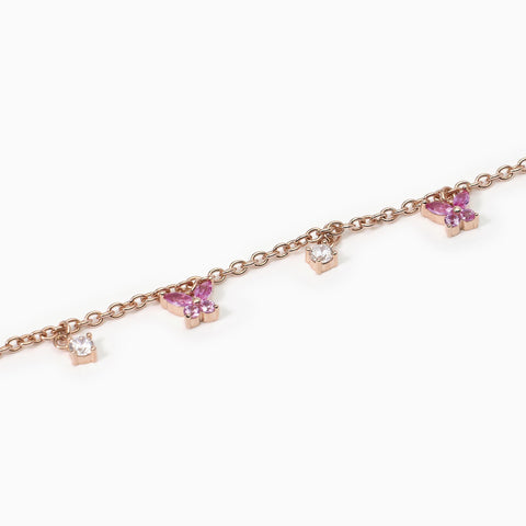 MABINA BRACELET BUTTERFLY PINK 533659