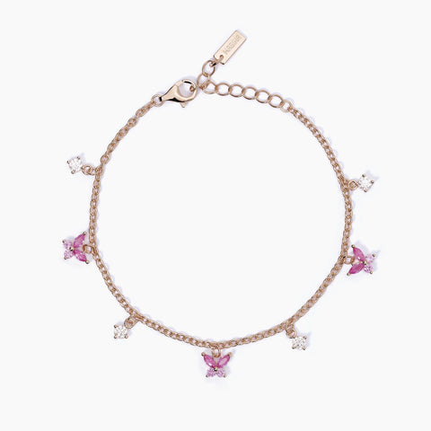 MABINA BRACELET BUTTERFLY PINK 533659