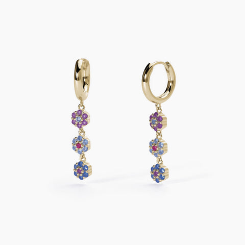 MABINA GOLD FLOWER EARRINGS 563591