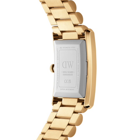 DANIEL WELLINGTON OROLOGIO TANK 3-LINK GOLD DW00100703