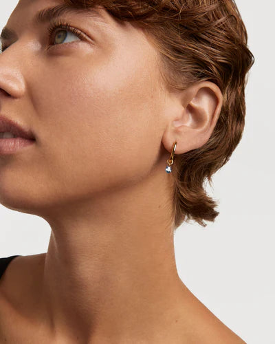 PDPAOLA LILY TURQUOISE HOOP EARRING AR01B94U 