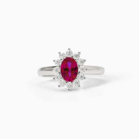 MABINA ANELLO RETRO RUBINO 523361