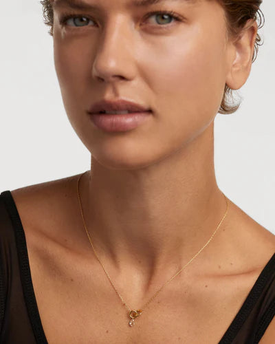 PDPAOLA ESSENTIAL LILY PEACH NECKLACE CO01844U 