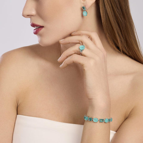 MABINA AQUAMARINE SOLITAIRE RING 523420