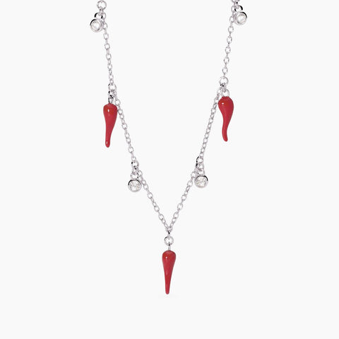 MABINA COLLANA CORNETTI PENDENTI 553712