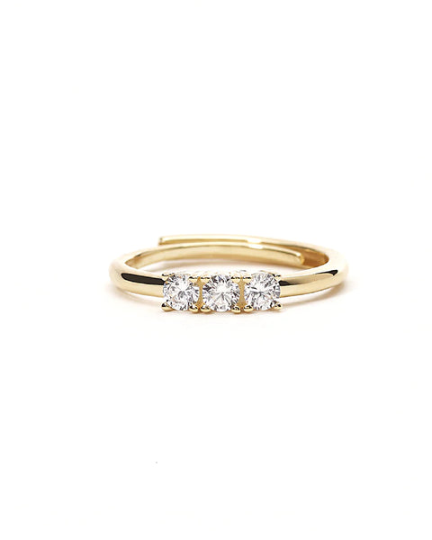 MABINA TRILOGY RING GOLD 523252