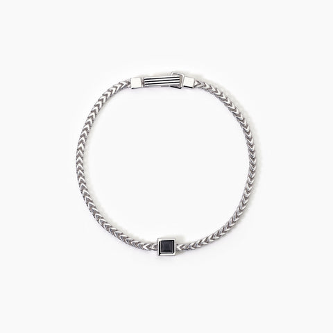 MABINA UOMO BRACCIALE PIETRA NERA 53380819