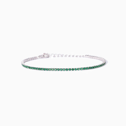 MABINA BRACCIALE TENNIS SMERALDI 533959