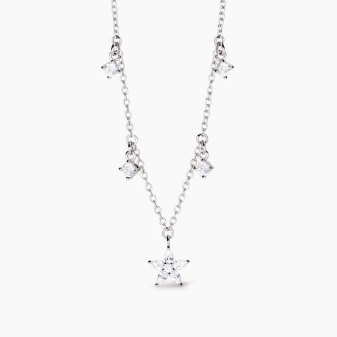 MABINA COLLANA FIORE PUNTI LUCE 553747