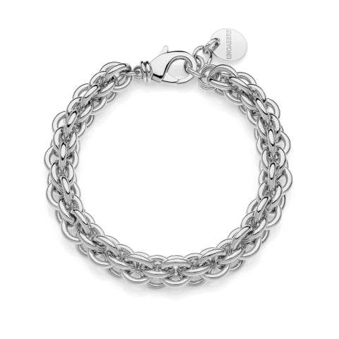 UNOAERRE MULTI-WIRE SILVER BRACELET 2361