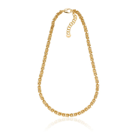UNOAERRE ARGENTO COLLANA BIZANTINA ORO 6327
