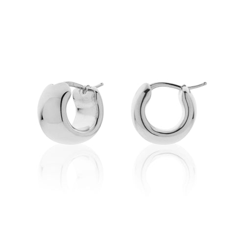 UNOAERRE ARGENTO ORECCHINI CERCHIETTI ARIA 6410