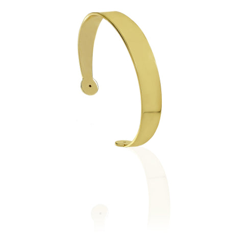 UNOAERRE UOMO BRACCIALE RIGIDO APERTO DORATO 2506