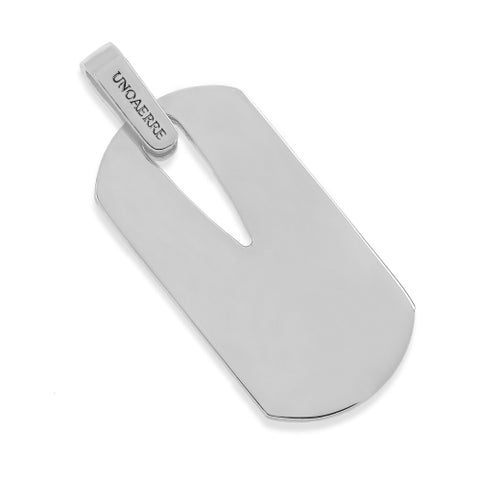 UNOAERRE MAN MILITARY PLATE PENDANT 2539