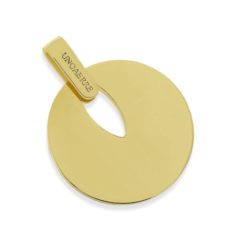 UNOAERRE GOLDEN ROUND PENDANT 2548