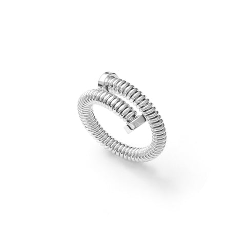 UNOAERRE ANELLI CHIODO ARGENTATO 2574