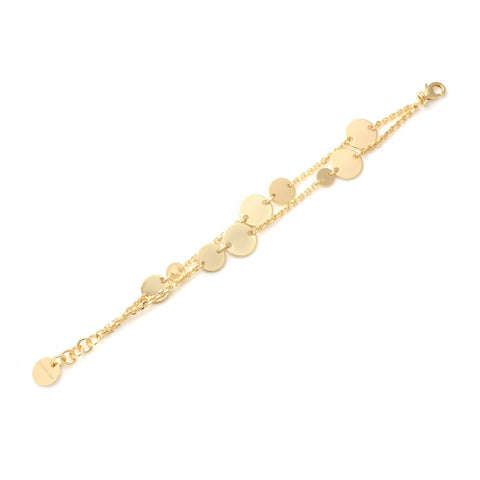UNOAERRE BRACCIALE MEDAGLIETTE ORO 2584
