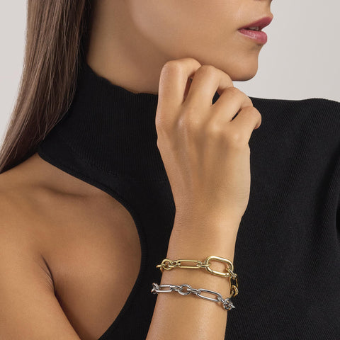 BRACCIALE CON MAGLIE ALTERNATE 831035