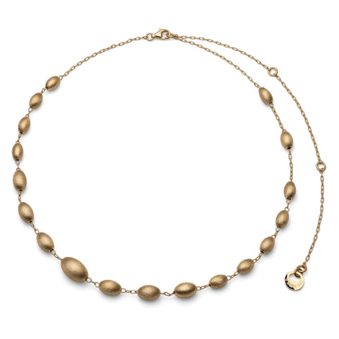 UNOAERRE COLLANA SATINATA DORATA 6660