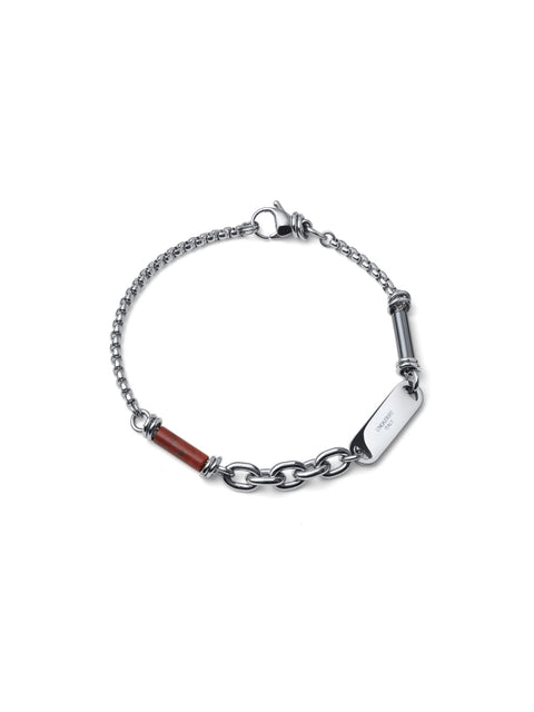 UNOAERRE UOMO BRACCIALE AETERNUM CON DIASPRO ED EMATITE 4302