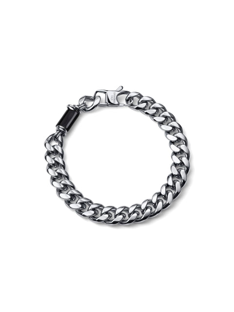 UNOAERRE UOMO BRACCIALE AETERNUM GRUMETTA GRANDE CON OSSIDIANA 4311