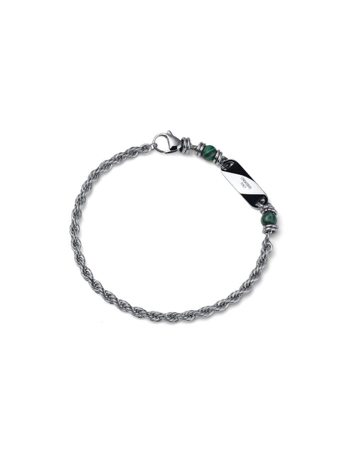 UNOARRE UOMO BRACCIALE AETERNUM CORDA CON MALACHITE 4313