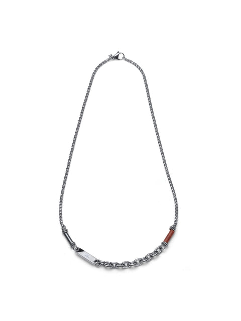 UNOAERRE UOMO COLLANA AETERNUM CON DIASPRO ED EMATITE 4314