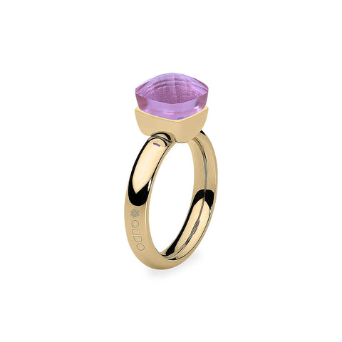 QUDO LIGHT LILAC STONE RING