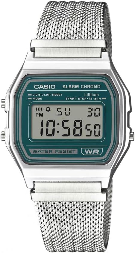CASIO OROLOGIO CASSA BLU MAGLIA MILANO A158WEM3EF