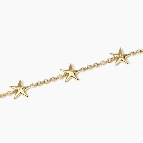KIDULT STYLE BRACCIALE STELLE MARINE ORO 831058