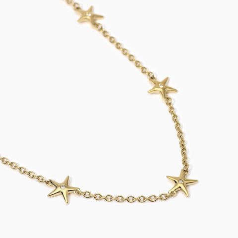KIDULT STYLE COLLANA STELLA MARINA ORO 851035