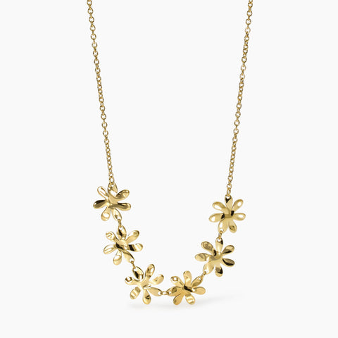 KIDULT STYLE COLLANA FIORI ORO 851037