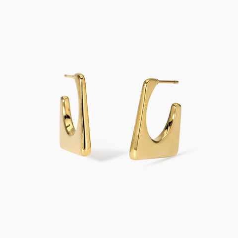 KIDULT STYLE ORECCHINO RETTANGOLARE ORO 861047