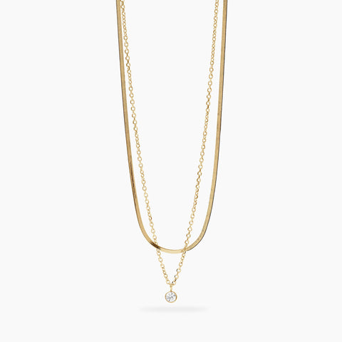 KIDULT STYLE COLLANA DOPPIO FILO ORO 851046