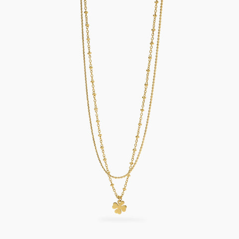 KIDULT STYLE COLLANA QUADRIFOGLIO ORO 851048