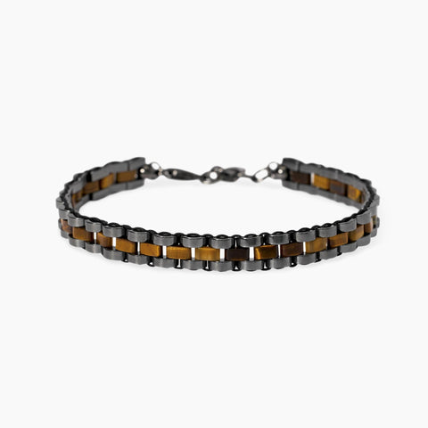 KIDULT STYLE UOMO BRACCIALE OCCHIO DI TIGRE 831120