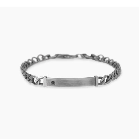KIDULT STYLE UOMO BRACCIALE ACCIAIO NERO 831119